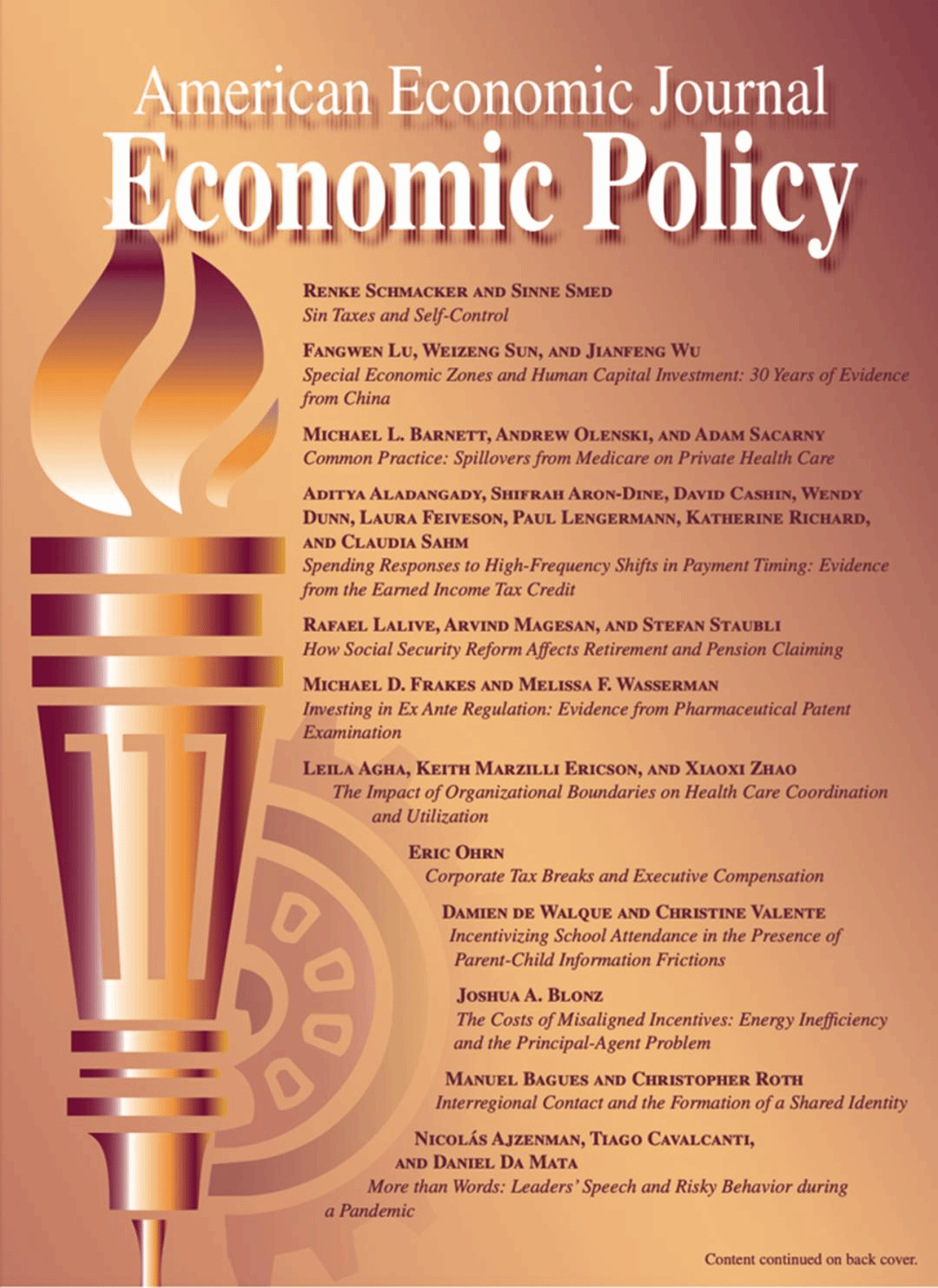 前沿 | 乐虎国际唯一登录www吴建峰在《American Economic Journal: Economic Policy》发表合作论文